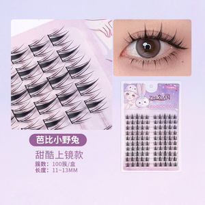 ขนตาปลอม Zhixian 0.05 มม. แบบไร้กาว แถบใส ติดง่าย ขนตาบนเต็มแถบ งอนสวยเป็นธรรมชาติ ลายอุ้งเท้าแมว ธีมดอกทานตะวัน - Product Image 2