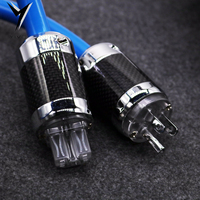 Câble d'alimentation audio HIFI YIVO XSSH, câble secteur 3 conducteurs OCC plaqué argent, prise US plaquée rhodium pour amplificateur CD et amplificateur à tubes