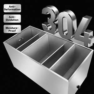 Pisciculture équipement aquatique pisciculture étang purificateur d'eau Machine Koi système de filtre avec boîte en acier inoxydable Durable - Product Image 3