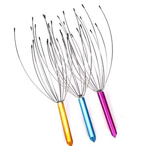 20Claws Spider <b>Massage</b> Octopus Relax Hair Scratcher Manual <b>Tool</b> Metal Head Scalp Massager - Product Image 5