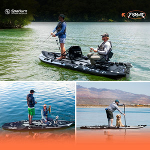 <span class=keywords><strong>Kayak</strong></span> Inflable Spatium para 2 Personas, Tabla de Paddle Surf Inflable para Pesca, Bote de Remo con Accesorios para Pesca - Product Image 5