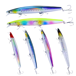 Esca da Pesca in Acqua Salata, Wobbler Silenzioso, Esca <span class=keywords><strong>Artificiale</strong></span> Rigida, Jerkbait Laser, 160mm Minnow <span class=keywords><strong>per</strong></span> Snapper e <span class=keywords><strong>Spigola</strong></span> - Product Image 1