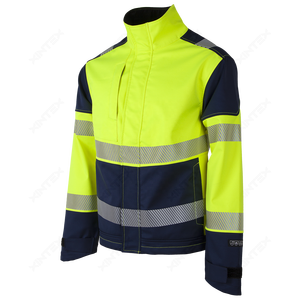 Multinorm <strong>Softshell</strong> <strong>Jacket</strong> EN20471 Class 2 EN11612 EN1149 EN13034 Windproof Waterproof Flame-Retardant Anti-Static <strong>High</strong> - Product Image 4