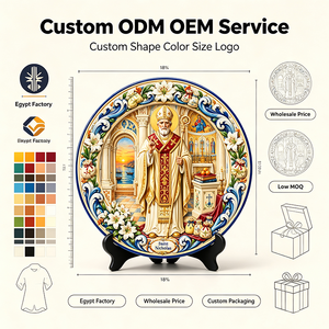 Placa de Resina 3D Personalizada con Relieve de San Nicolás, Obispo Myra, Artículo Religioso para Iglesia Católica, Decoración Artística, Venta al Por Mayor Directo de Fábrica - Product Image 5