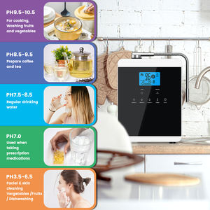 Purificateur d'<span class=keywords><strong>eau</strong></span> potable alcaline à technologie japonaise Revêtement en platine pH 10.5 Électrolyse de <span class=keywords><strong>l</strong></span>'<span class=keywords><strong>eau</strong></span> Distributeur d'<span class=keywords><strong>eau</strong></span> alcaline - Product Image 6