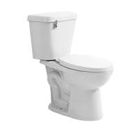 Toilette deux pièces en céramique chinoise placard à eau WC toilette S-rap Styles d'Amérique du Sud
