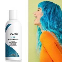 Coloration capillaire semi-permanente rouge cramoisi en gros pour cheveux foncés sans décoloration