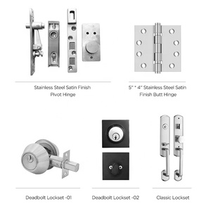 Chúng tôi biệt thự chính nhập cửa trước 2-bảng điều khiển Stile và đường sắt cửa gỗ rắn với sidelites - Product Image 6
