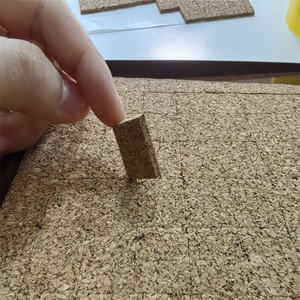 Tampon en liège écologique 18*18mm, séparateur de verre antidérapant, tampon de protection et protecteur de bord - Product Image 6