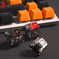 Kailh Box White V2 Switch 5pins Clicks Tactlie Linear Switch Pre-Lubed for All MX Type Mechanical Gaming Keyboard Switches