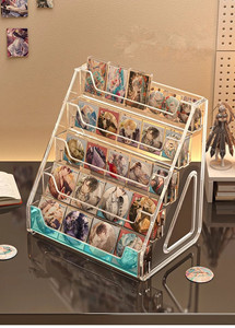 <span class=keywords><strong>2025</strong></span> New arrivals 5 tầng giao dịch hiển thị thẻ chủ rõ ràng nhựa Tabletop hiển thị giá giữ cho Pokemon Thẻ lưu trữ hộp - Product Image 2