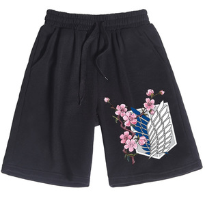 Shorts et pantalons capri pour hommes, nouvelle collection été <span class=keywords><strong>2022</strong></span>, Attack on Titan 2D anime - Product Image 1