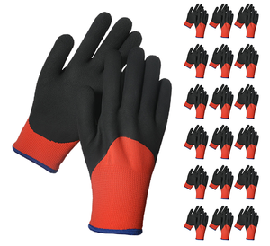 Billar Gimnasio Latex <span class=keywords><strong>Negro</strong></span> Ciclismo Invierno Portero Motocicleta Futbol Deportes Guantes calidos - Product Image 2