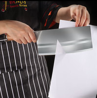 Couteau de cuisine professionnel en acier carbone de Damas, motif chinois, manche en bois Pakka, pour viande et légumes, très tranchant