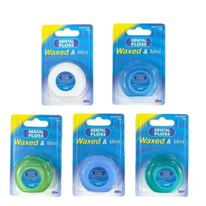 Ortho Travel dente dentale filo filo di menta Micro cera Flosser denti interdentale igiene orale filo pulito