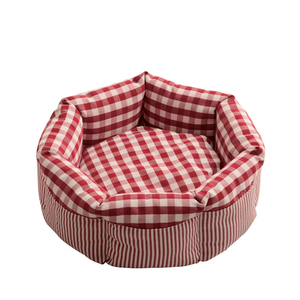 Groothandel Op Maat Gemaakte Fabrikant Zacht Wasbaar Comfortabel Ronde Donut <span class=keywords><strong>Eco</strong></span>-Vriendelijke Luxe Kattenhondenbed - Product Image 1