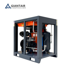 Compresor de aire de tornillo industrial ahorro de energía GiantAir 7.5KW 11KW 22KW 18,5 compresores de aire para la industria general - Product Image 6