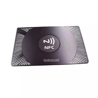 Gute Qualität New Style Custom Printed Logo Smart Metal Card RFID-Metall karte