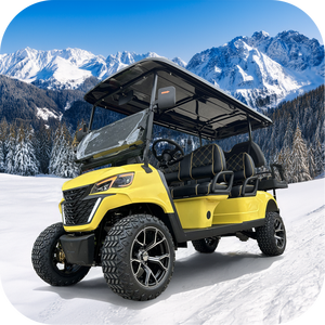 Voiture de golf de chasse à batterie au lithium 4 + 2 places 4000W moderne en gros chariot de golf classique - Product Image 6