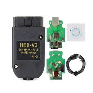 NIEMOGH VCDS HEX <span class=keywords><strong>VAG</strong></span> Cable de herramienta de diagnóstico automático 25,3 HEX V2 OBD2 Cable de codificación largo ATMEGA162 16V8 FT232RQ - Product Image 5