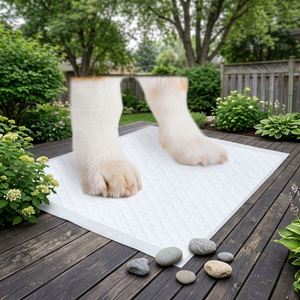 Almohadillas Absorbentes Desechables para Orina de Mascotas, con Cuatro Esquinas Posicionadas, Súper Absorbentes, Ecológicas, con Certificación CE, para Animales Pequeños - Product Image 1