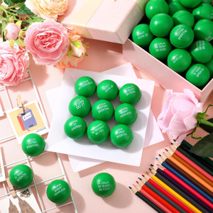 Vendita calda Stress palle alla rinfusa motivazionale Stress sollievo colorato schiuma Squeeze palline per adulti ragazzi bambini incoraggiante sollievo - Product Image 1