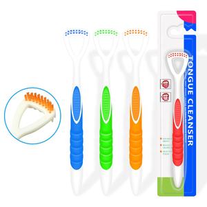 Limpiador de Lengua de Plástico Reutilizable, Antideslizante, Ergonómico, Libre de BPA, para la Higiene Bucal Diaria y el Control del Mal Aliento - Product Image 1