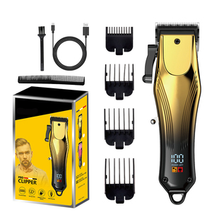 Cortadora de Pelo Eléctrica Profesional, Recortadora de Barba Recargable, Máquina de Corte de Pelo para Hombre, Afeitadora - Product Image 1