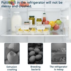 Modern Fresh Storage Box Effective Freshness Preservation <b>Fridge</b> Container Food Grade PET Plastic Rectangle Shape - Product Image 4