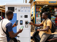 Estación de Intercambio Electrónico Inteligente de 10 Bahías |   Sistema de pago múltiple: QR, tarjeta RFID y efectivo para conductores africanos