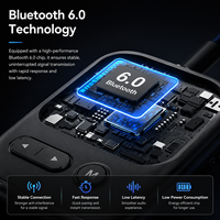   Émetteur-récepteur audio avec écran couleur TFT, prend en charge la connexion à deux appareils et affiche l'état de connexion en temps réel