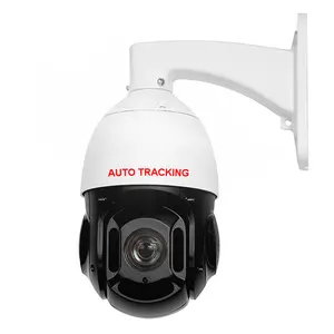 풀 컬러 야간 투시경 POE IP 카메라 IR 양방향 오디오 PTZ CCTV 보안 감시 네트워크 자동 추적 돔 카메라