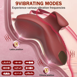 Dil yalama giyilebilir parmak vibratör App kontrollü kadınlar için G Spot klitoral stimülatör çiftler kadın mastürbasyon masaj - Product Image 2