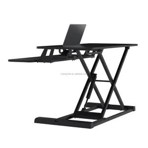 New Height Adjustable Desk Converter Gas Spring Riser Sit To Stand Workstation Laptop Stand Desk