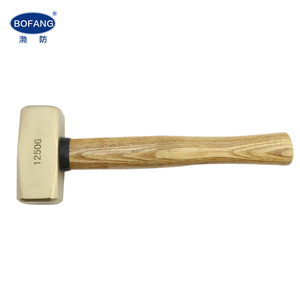 Marteau antiétincelles de type allemand, avec manche <span class=keywords><strong>en</strong></span> <span class=keywords><strong>bois</strong></span> ou <span class=keywords><strong>en</strong></span> plastique, <span class=keywords><strong>en</strong></span> aluminium bronze, <span class=keywords><strong>prix</strong></span> d'usine - Product Image 2