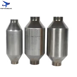 Konverter Katalitik Universal Standar Euro 4 5 High Flow Spun Catalyst untuk Perbaikan Knalpot Mesin Mobil 1.0L 1.5L 1.8L Baru - Product Image 4