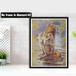 Offre Spéciale <span class=keywords><strong>femme</strong></span> <span class=keywords><strong>nue</strong></span> dame 5D bricolage diamant <span class=keywords><strong>peinture</strong></span> kits, plein rond perceuse diamant peintures pour adultes pour la maison décoration murale - Product Image 3