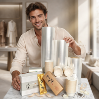 Film rétractable POF Low Fog EU FDA, haute transparence, barrière contre l'humidité, surface lisse, film d'étanchéité pour l'emballage de savon en barre