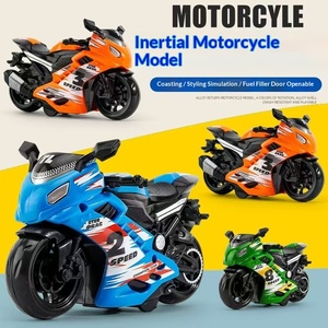 Jouets pour enfants en plastique transfrontalier 1 5, véhicule tout-terrain à quatre <span class=keywords><strong>roues</strong></span> motrices à inertie, moto, voiture résistante aux chutes, boîte à cadeaux - Product Image 1