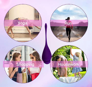 Private OEM Beckenbodentrainer für Frauen 100% Medizinisches Silikon Premium Beckenbodentraining Gewichte Kontrolle mit Trainingsset Beckenbodentrainer - Product Image 5