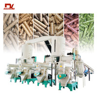 Ligne de production de granulés de bois, machine à granulés de sciure, usine de granulés de combustible biomasse