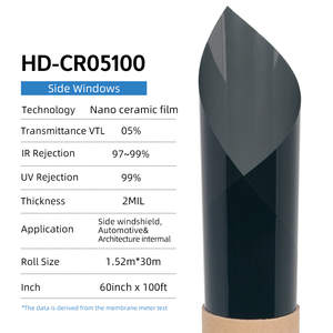 Bornier en céramique 3M Qualité Hd-cr 2mil 2ply Nano <span class=keywords><strong>Film</strong></span> céramique - Product Image 5