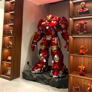 Sculpture en résine FRP 3D personnalisée de 110 cm grandeur nature du célèbre personnage de film américain Tony <span class=keywords><strong>Stark</strong></span> pour les décorations de Noël - Product Image 4