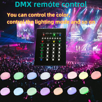 Bracelet de sport LED surdimensionné personnalisé Flash 15 couleurs avec télécommande Livraison rapide Firewolf pour concerts et événements promotionnels