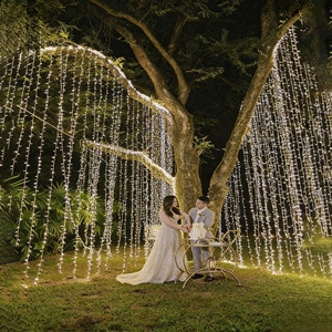 Lumière à fibre <span class=keywords><strong>optique</strong></span> d'extérieur avec changement de couleur RVB vibrant, étanche, pour la décoration paysagère des arbres, des parcs et une <span class=keywords><strong>ambiance</strong></span> festive - Product Image 4