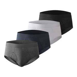 Sous-vêtements pour hommes Offre Spéciale Couleur unie Short en coton en nylon pour hommes Sous-vêtements triangulaires - Product Image 3