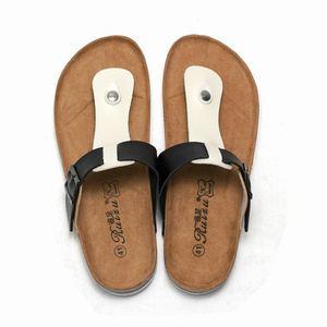 2022 all'ingrosso personalizzato estate unisex stampa pantofole di <span class=keywords><strong>sughero</strong></span> sandali da spiaggia piatti <span class=keywords><strong>infradito</strong></span> a più colori - Product Image 6
