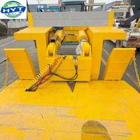 Semirremolque de plataforma baja de acero plegable con cuello de cisne desmontable, de alta resistencia, con capacidad máxima de carga de 120T para transporte de carga sobredimensionada