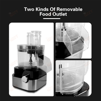 Machine à découper les fruits et légumes électrique commerciale à conception divisée, facile à nettoyer, avec lame en acier inoxydable CE, pour couper en dés les légumes
