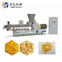 Machine d'extrusion de nourriture en granulés Fryums pour la fabrication de snacks frits, de chips Pani Puri